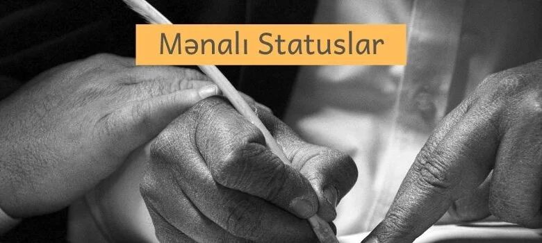 menali statuslar