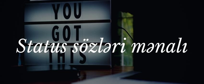 status sozleri menali