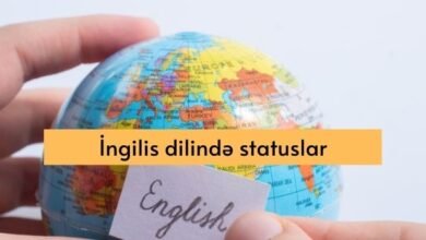 İngilis dilinde statuslar