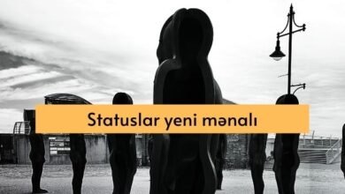 Statuslar yeni menali