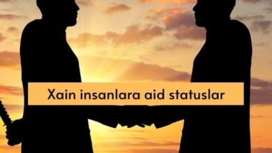 Xain insanlara aid statuslar