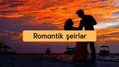 Romantik Şeirlər romantik seir romantik sevgi seiri