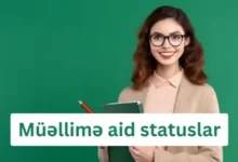 Muellime aid sozler ve statuslar, muellim statuslari