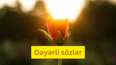 Deyerli ve menali sozler