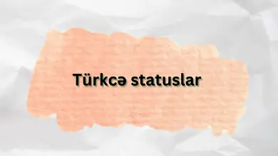 Turkce statuslar, turkce sozler, statuslar