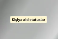 Kisilere aid statuslar