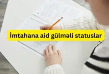 İmtahana aid sozler